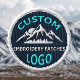 Parches bordados personalizados, parches personalizados termoadhesivos, para coser o con para ropa, mochilas, sombreros, parches de logotipo personalizado para empresas, equipos y moda DIY