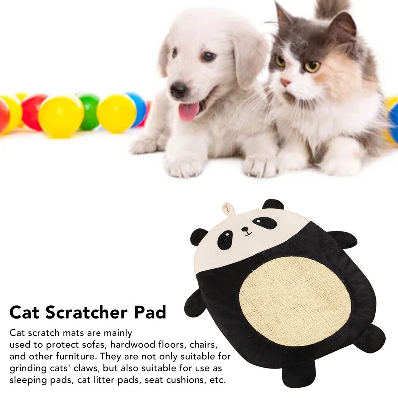 Natural Sisal Cat Scratching Board Horizontal Cat Floor Scratching Pad