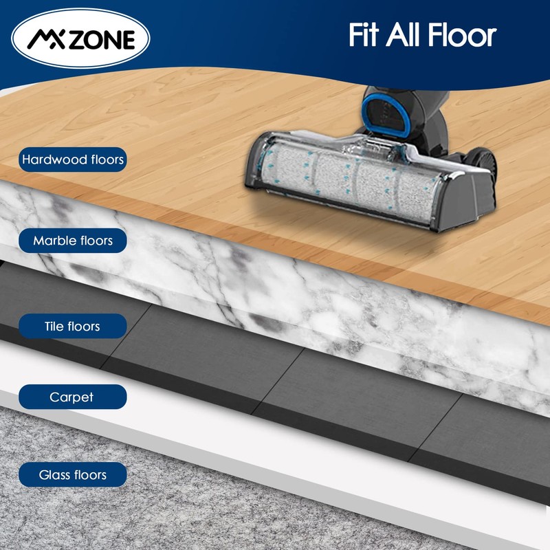 MXZONE Multi-Surface Brush Rolls 2787 for Bissell CrossWave Max 2554