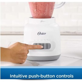 Oster Easy-to-Use Blender with 5 Speed Settings and 700-Watt Motor White