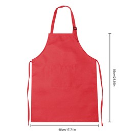 Set of 4 Black Children's Apron and Chef's Hat Set, Children's Kitchen Garden Aprons with Pockets for Boys Girls, Toddler Cooking Apron, Kitchen Apron for Cooking, Baking, Painting, Crafts (M for 3-6