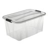 Logiplast Pack of 5 Transparent Storage Boxes 14 Litres with