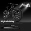 Abnaok Spoke Reflectors 36 Pieces, 360° Visibility Spoke Reflectors Set,