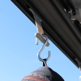 wamovo Awning S-Hooks Set of 6 Suitable for 5/6 mm 7/8 mm Piping Rails