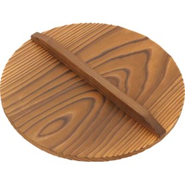 Ichihara Woodworkshop 22307 Lid, Grilled Cedar, 14.2 inches (36 cm) Pot Lid