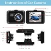 Dash Cam, 1080P Full HD Car Dashboard Camera with Looping