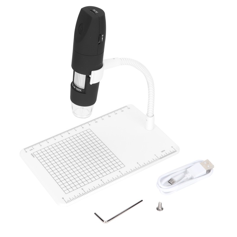 Wireless Digital Microscope 50x to 1000x Magnification 8 LED Lights