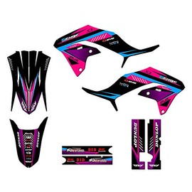 2020-2023 KLX 230 R Surge Pink Senge Graphics Base Kit Compatible with Kawasaki