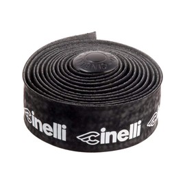 Cinelli Logo Velvet Handlebar Tape, Black