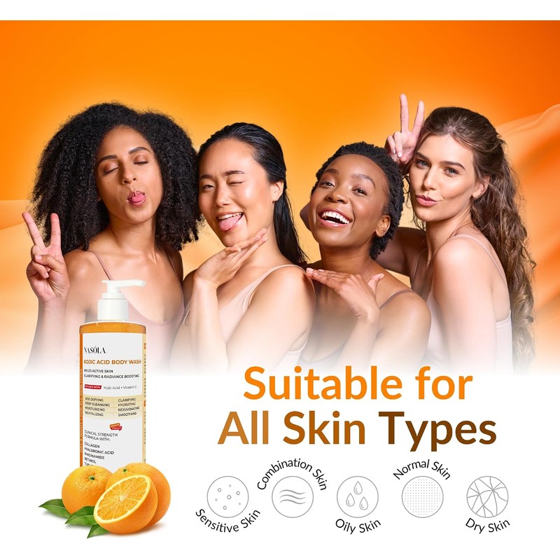 Nasola Kojic Acid Body Wash + Turmeric Vitamin C