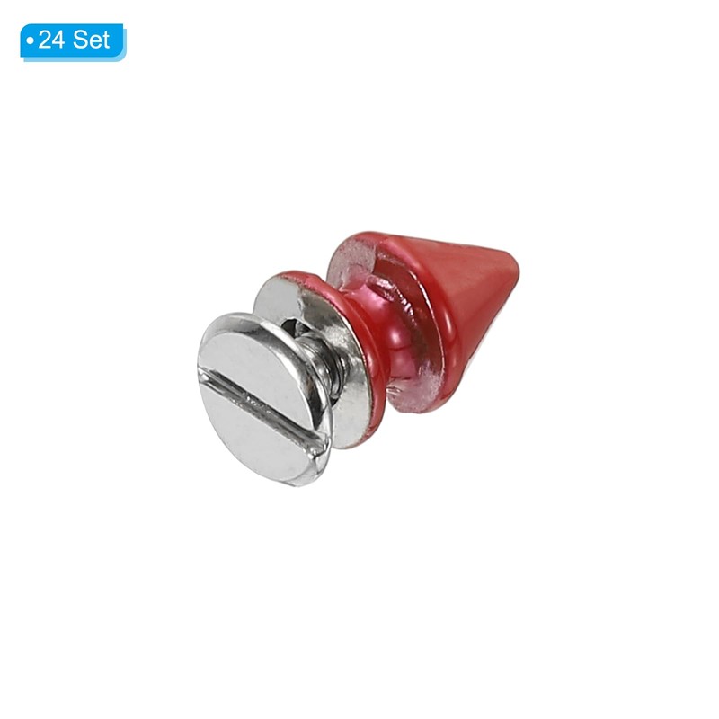 PATIKIL 12mm Studs for Clothing, 24 Sets Spikes for Clothes