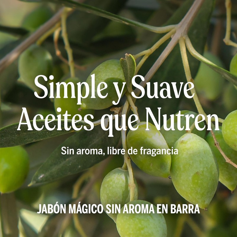 Dr. Bronner's Jabón de castilla orgánico en barra, fórmula concentrada,