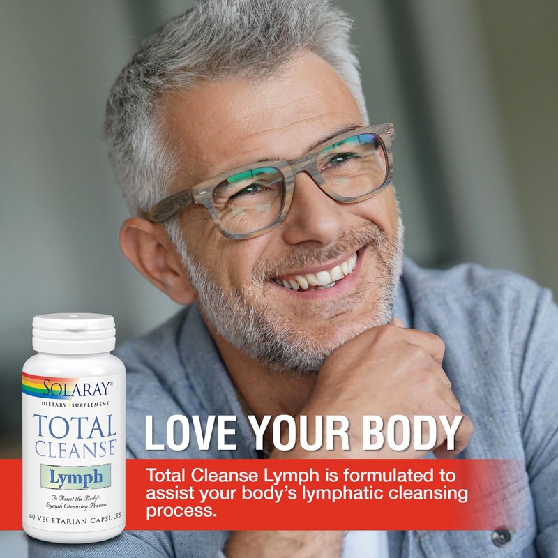 SOLARAY Total Cleanse Lymph - Herbal Wellness Complex - Ginger