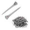 Pack of 250 Steel E4 Horseshoe Nails, Stained Glass Nails