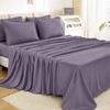 Litanika King Size Comforter Set Grey Purple - 7 Pieces
