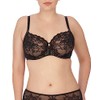 Natori Women's Statement Full Figure Underwire Bra, Black/Cafe, 38DD