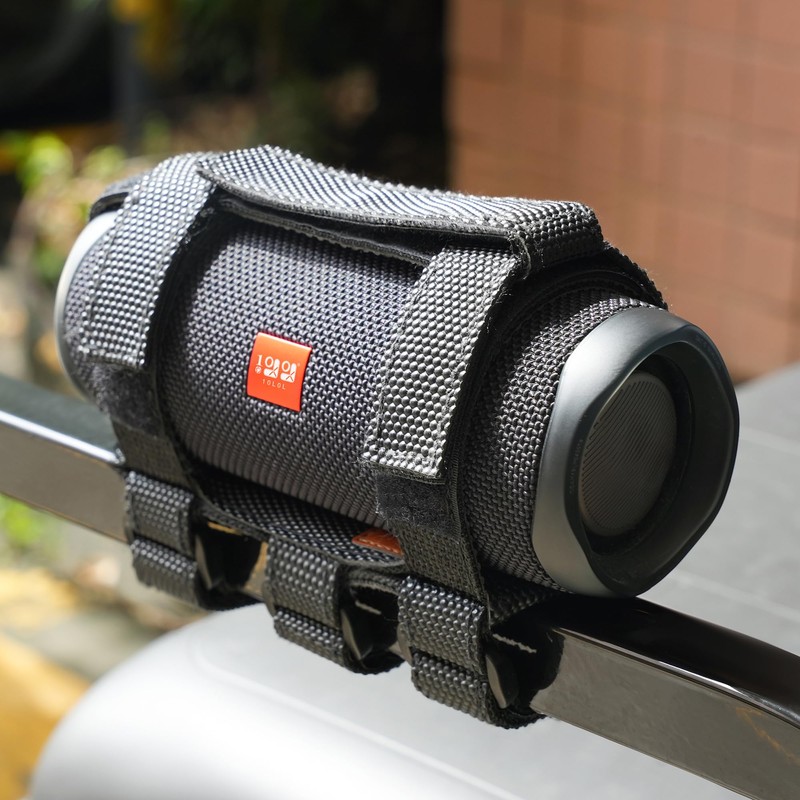 10L0L Upgraded Speaker Mount for Golf Cart Accessories, Adjustable Strap