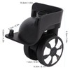 Pack of 2 Suitcase Wheels Replacement Wheels, 360 Degree Suitcase