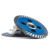 HOMESOM 75mm Diamond Cutting Blade with Removable FIange 5/8-11 Cutting