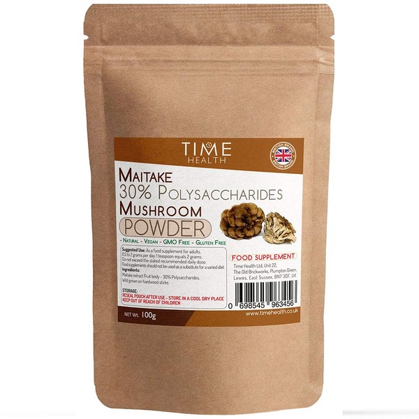Maitake Mushroom Extract 100g Powder - 30% Polysaccharides - Alcohol