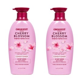 Organist Cherry Blossom Moisture Nutrition Conditioner, 2 packs, 500ml / 오가니스트 체리블라썸 수분 영양 컨디셔너, 2개, 500ml
