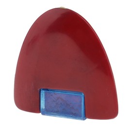 zalati Sewing Chalk with Wheel Marker for Dressmaker, Red Plastic Case, Yellow Chalk, One Size