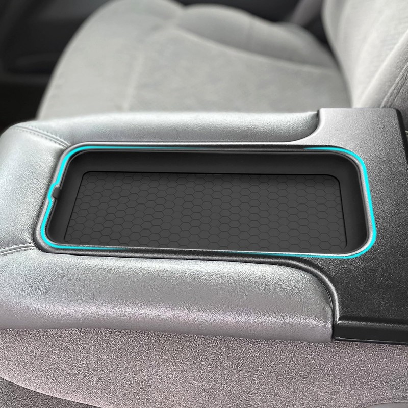 Hellet Center Console Tray Liner for Chevy 1999-2007 Silverado Tahoe