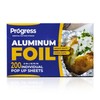Pop-Up Aluminum Foil Wrap Sheets 9 x 10 3/4 Silver