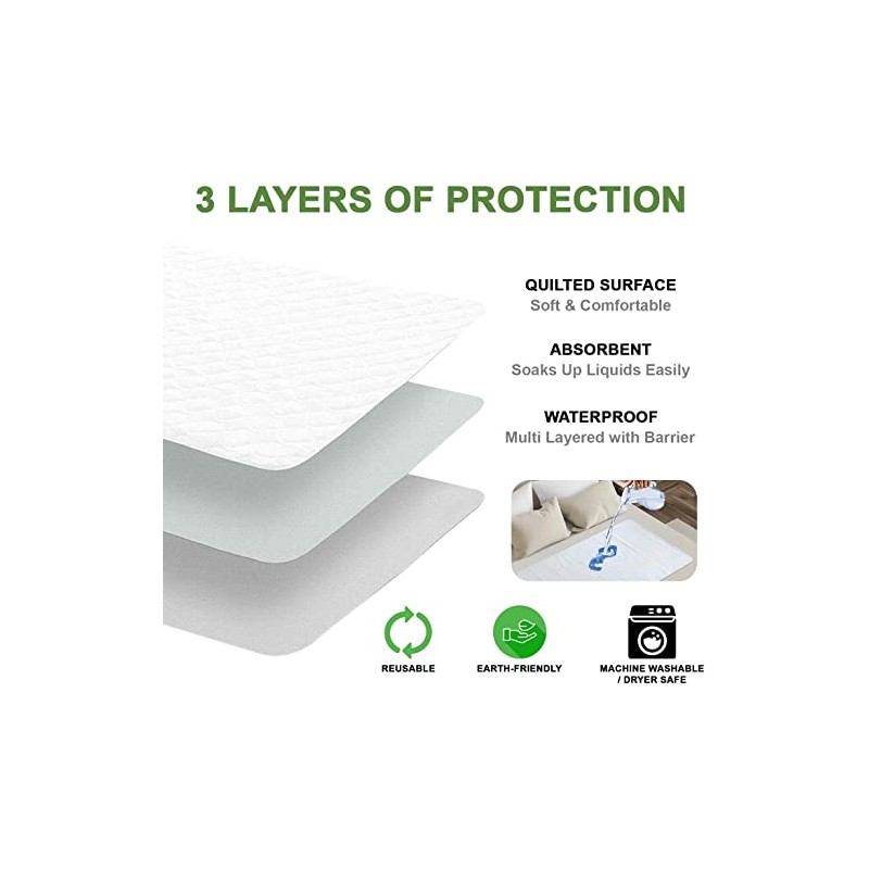 80 x 36 inches Big Size Washable Bed Pad /