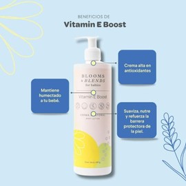 Blooms & Blends for Babies - VITAMIN E BOOST - Crema corporal 450gr