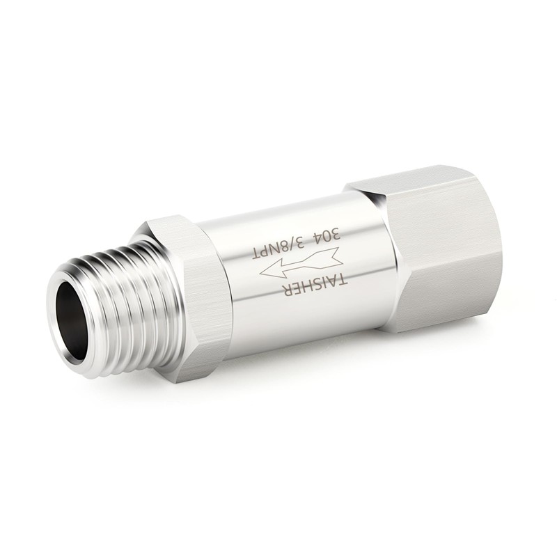 TAISHER 1PCS 304 Stainless Steel 3/8" NPT Male x 3/8"