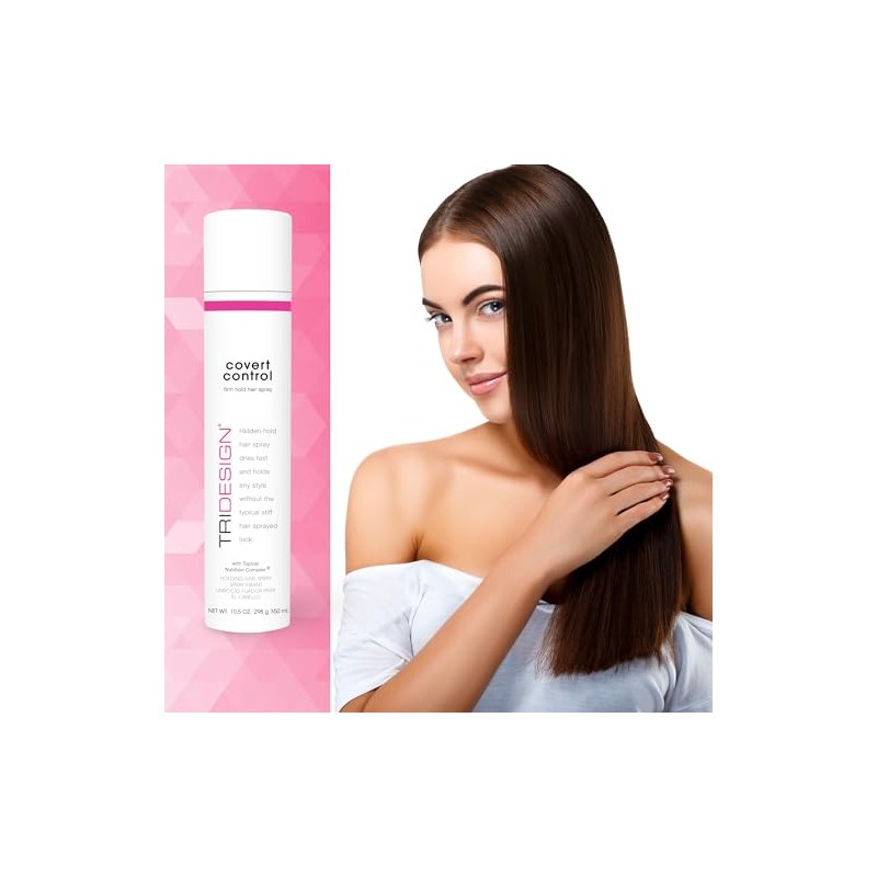 TRI Design Covert Control - Fast-Drying Hairspray for Women &