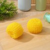 2pcs Nano Cleaning Ball Serving Cookware Ball Mesh Scrubber Sponge