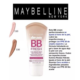 Maybelline Maquillaje Dream Bb Cream Fresh  Maybelline 3pza Tono 130