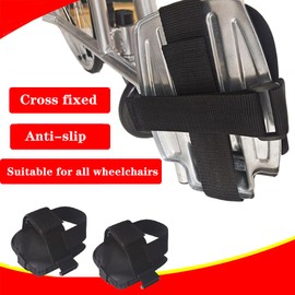 AUSTYLCO Wheelchair Anti-Fall Restraint Shoes Support The Lower Leg and Prevent The Foot from Falling Off The Footrest,Providing Comfort and Support to Seniors,Disabled and Disabled Users
