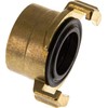 GK Hose Coupling, G 1 Inch Female Thread, Brass, Material:
