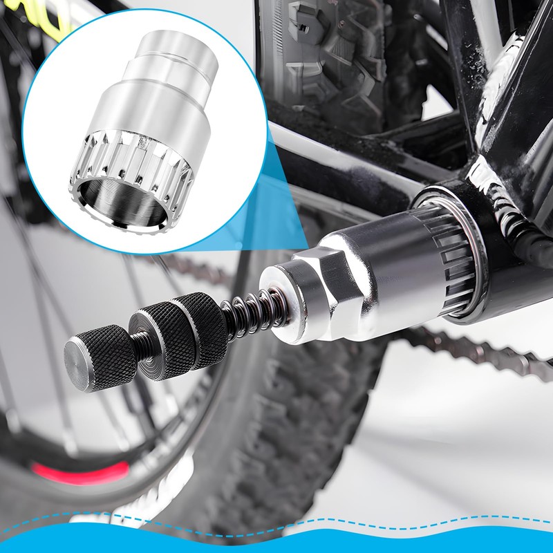 Smomend Bicycle Bottom Bracket Remover, 24 mm Universal Crank Puller