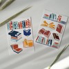 FINGERINSPIRE 4PCS Book Stencils for Painting 15x15cm Plastic PET Collection