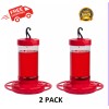 First Nature 2 PACK First Nature Hummingbird Feeder, 16 oz