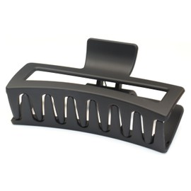 QinGoo Extra Large Black Hair Clip, Hair Clip, Firm, Popular, Hair Accessory, Cute, Stylish, Korean, 1 Piece (5.1 x 2.1 inches (13 x 5.3 cm), Black