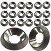 M4 Countersunk Solid Metal Finishing Cup Washer A4 Marine Grade