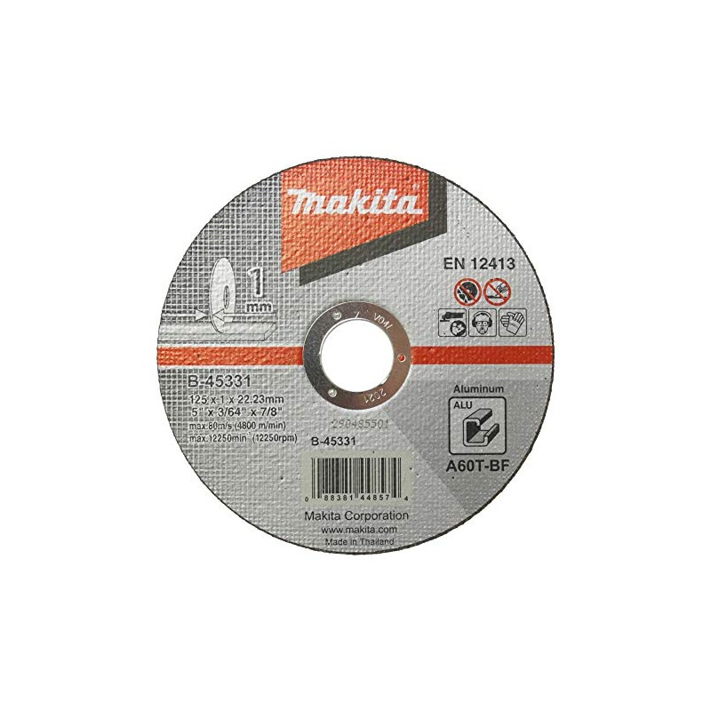 Makita B-45331 Cutting Disc Aluminium 125 x 1.0 mm Thin