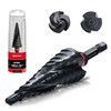 EZARC Step Drill Bit for Metal, M35 Cobalt Step Drill