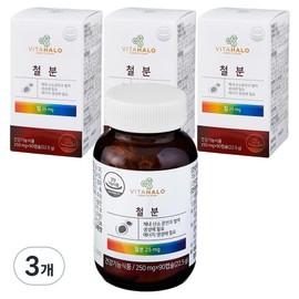 Vitahalo iron powder, 90 tablets, 3 pieces / 비타할로 철분, 90정, 3개