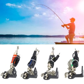 JTLB Fishing Illuminated Bobbins Carp Fishing 22×17×6 4 Pcs Outdoor Portable Fishing Rod Illuminated Fish Bite Indicator Swingers