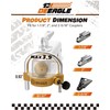 DEEAGLE Trailer Coupler Lock, Include Universal Trailer Ball Lock, 1/4”Dia