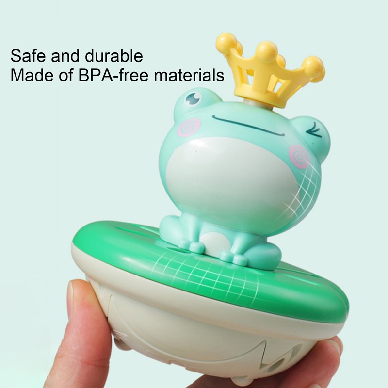 Electric Water Spray Toy Frog Bathtub Floating Water Sprinkler Shower