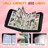 Trading Card Binder 4-Pocket, Hold 400 Cards Collectible Trading Card