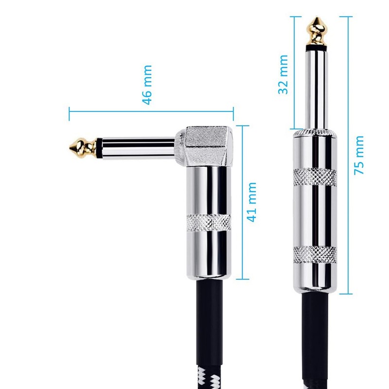 Abigale Cable para Guitarra Eléctrica - Cable para Bajo, Amplificador