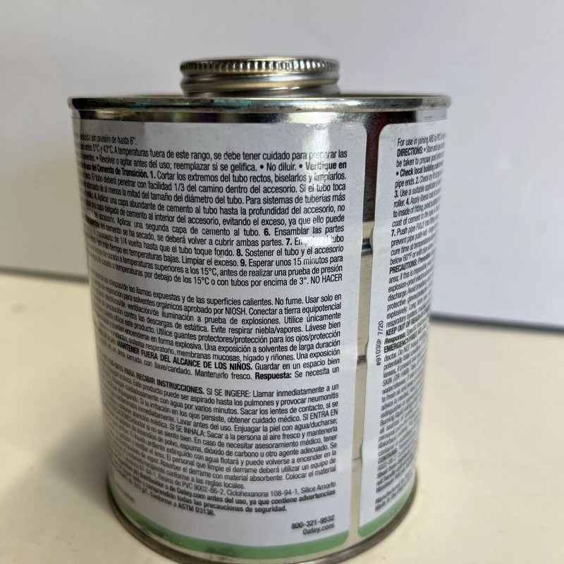 Oatey ABS to PVC Green Transition Cement 32 fl Oz